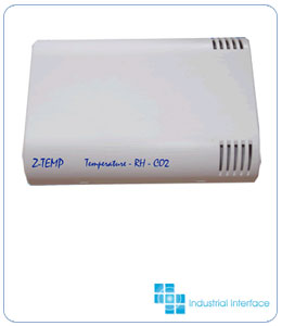 Z-TEMP-CO2 Wireless Temperature, RH and CO2 Transmitter